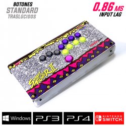 KNOCK OUT All Buttons con botones standard traslúcidos - 0.86ms input lag